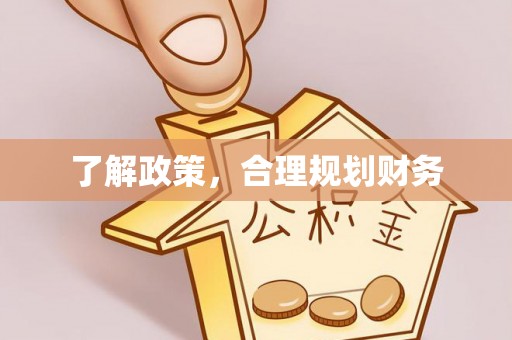 岚皋了解政策，合理规划财务