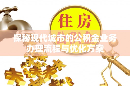 岚皋探秘现代城市的公积金业务办理流程与优化方案